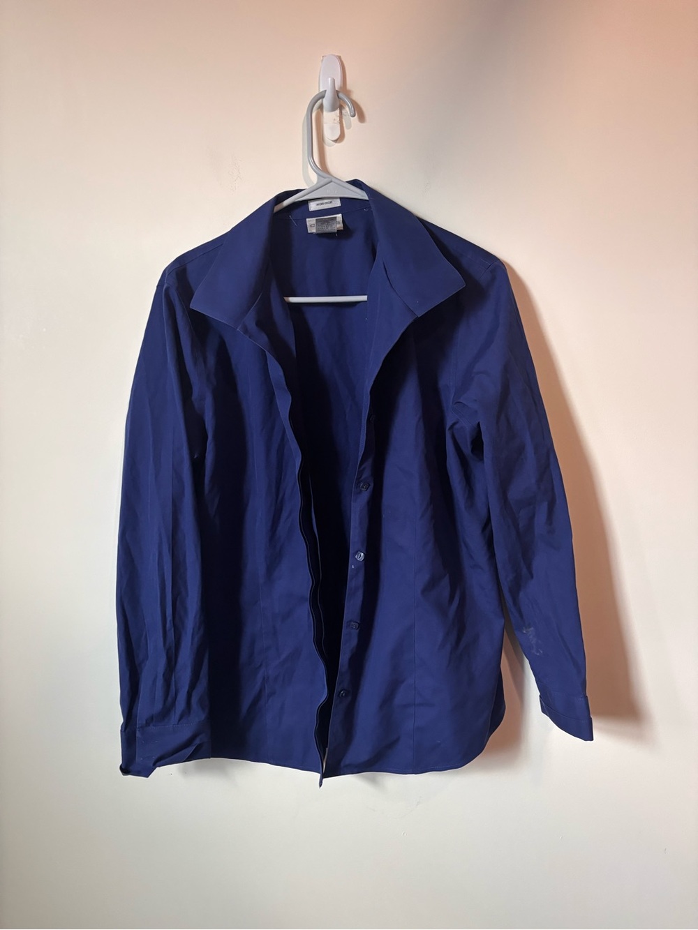 Chicos Navy Button-Up Top